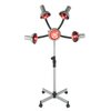 750W Infrared Hair Color Processor，5 Head Red Light Dryer Hair Drying Care 110V, Adjusting Height Styling Perming Dryer for Salon