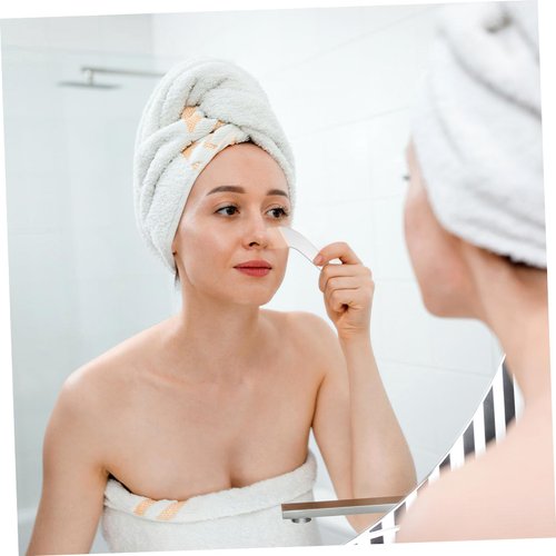 FRCOLOR Korean Makeup Spatula - Professional Stainless Steel Foundation Palette Mixer - Facial Cosmetic Tool for Makeup Application and Mixing