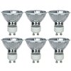 Sunlite MR16 Halogen Reflector Bulb, 35 Watt, 38° Flood, 120 Volt, 2000 Hour Life Span, Dimmable, GU10 Base, Cover Guard, 3200, ANSI FMW, Ceiling Fixtures, Track Lighting 6-Pack.