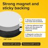 Magnetic Dots - Self Adhesive Magnet Dots (0.8" x 0.8") - Peel & Stick Magnetic Circles - Industrial Flexible Sticky Magnets - Sheets is Alternative, Stickers, Strip and Magnetic Tape (120 Pcs)