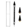 Erinde Rhinestone Picker Tool Diamond Gems Painting Pen Acrylic Crystal Beads Handle Rhinestones Applicator Dual-Ended Manicure Nail Art DIY Decoration Tool with 2 Extra Wax Tips (Black)