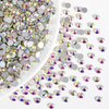 Beadsland Flatback Rhinestones Bulk,14400pcs AB Crystal Rhinestones for Nails Crafts Clothes DIY Decoration, Crystal AB, SS16, 3.8-4.0mm