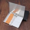 Extra Slim Stainless Steel Cigarette Case Holds 9 Cigarette (Regular Size 84mm and King Size)