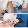 6 PCS Pocket Palm Combs for Men Black Shampoo Comb Hair Brush Scalp Massager Brush Comb Mini Finger Brush Scalp Comb for Home Travel Use
