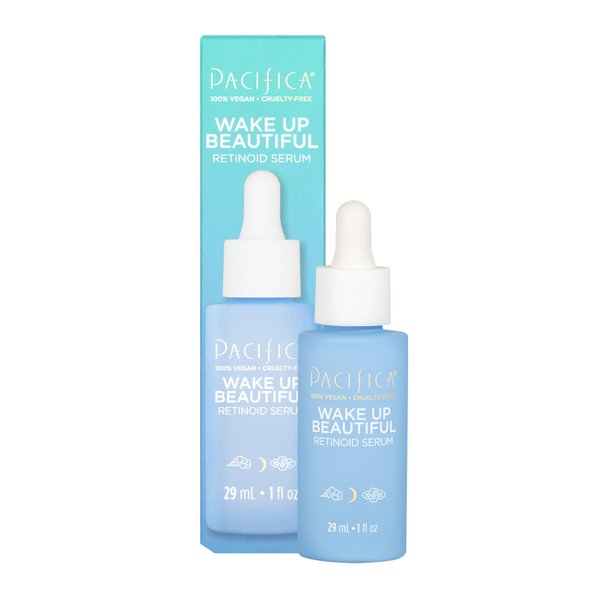 Pacifica Beauty | Wake Up Beautiful Overnight Retinoid Serum | For Fine Lines & Wrinkles, Dark Spots, and Uneven Skin Tone | Petroleum-Free | For Aging Skin | Clean Skincare | Vegan + Cruelty Free