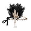BABEYOND 1920s Flapper Gatsby Costume Accessories Set 20s Flapper Headband Pearl Necklace Gloves Holder