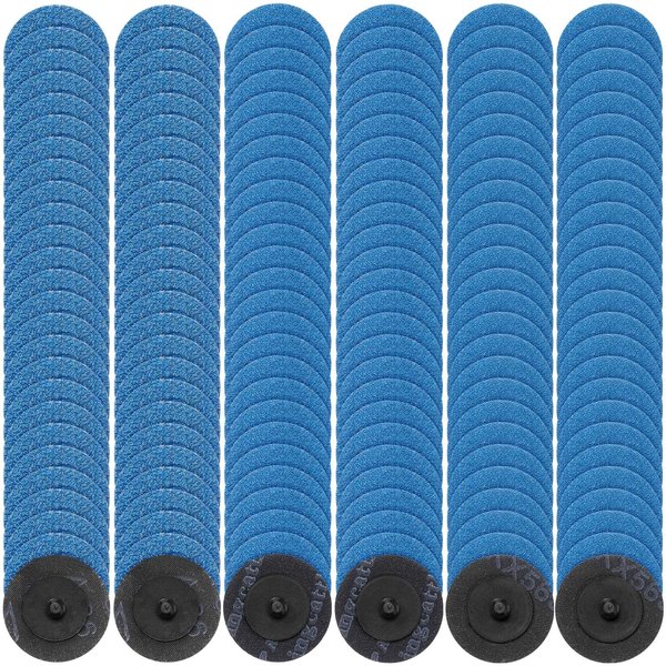 Nuenen 150 Pcs Sanding Discs Die Grinder Sanding Discs 2 Inch Grinding Disc for Surface Finish Grind Polish Burr Rust Paint Removal Use with Die Grinder (36/60/80 Grit)