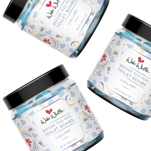 Wabi Whiffs Children's Toilet Bombs (Lullaby)