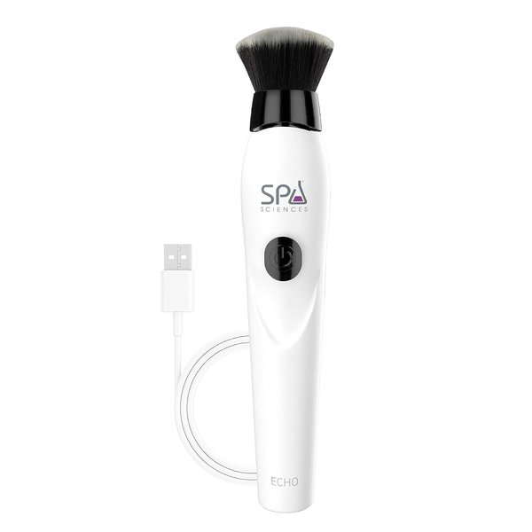 Spa Sciences ECHO - Makeup Brush for Flawless Blending, Contouring, Highlight & Airbrush Finish - 3 Speeds - Rechargeable