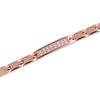 Smarter LifeStyle Sparkling Titanium Magnetic Anklet for Women - Adjustable Bracelet Length with Sizing Tool for Perfect Fit, Womens Magnetic Ankle Bracelet (Rose Gold)