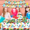 Building Block Party Supplies,142pcs Block Party Decorations Tableware Set Blocks Bricks Plates and Napkins Tablecloth Cups for Building Block Birthday Party Supplies