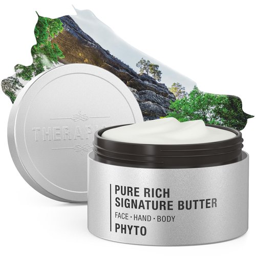 THERAPISPA Signature Body Butter with Cold-Pressed Shea, Hyaluronic Acid, Niacinamide (B3), Panthenol (B5) & Ceramides | Nourishing Cream for Body & Skin (Phyto, 7 oz)