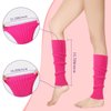 Buauty 80s 90s Leg Warmers for Women, Neon Ribbed Leg Socks, Stylish Accessories for Inspired Outfits for Yoga,Running,Hiking40