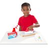 Melissa & Doug Laundry Basket Pretend Play Set With Wooden Iron, Ironing Board, and Accessories (14 Pcs) For Kids