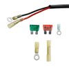 Dual Electric Cooling Fan Wiring Install Kit 185 Degree On 165 Off Engine Fan Thermostat Temperature Switch 40/50 AMP Relay Kit