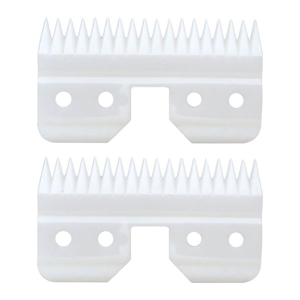 BLUE ELF 18 Teeth Ceramic Replacement Cutter Blades for Most Andis Oster Wahl AG/A5 Clipper