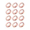 Bittwee 12PCS Car Oil Drainage Gasket, 17mm Auto Copper Crush Washer Oil Drain Plug Gasket, fits Versa Titan G25 G37, Replace 11026-JA00A, 11026-01M02, F4XY-6734-A, 11026-01M02 and More