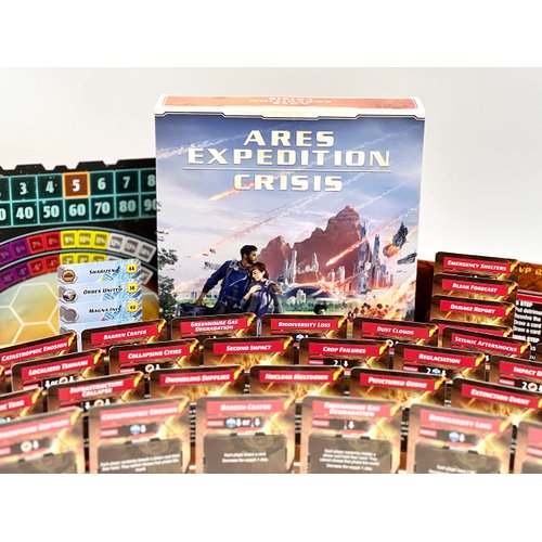 Terraforming Mars Ares Expedition: Crisis by Stronghold Games, Cooperative Board Game Expansion