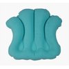 ObboMed® HB-1200N Luxury Inflatable Terry Cloth Shell Spa Neck Support Bath Pillow with 4 Suction Cups for Bathtub, Hot tub, Jacuzzi, Whirlpool, Home Spa tub – Color : Tiffany Blue