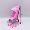 Mllxon Miniature Baby Doll Stroller,Baby Doll Carriage,Mini Baby Stroller Toy,Dollhouse Furniture Accessories