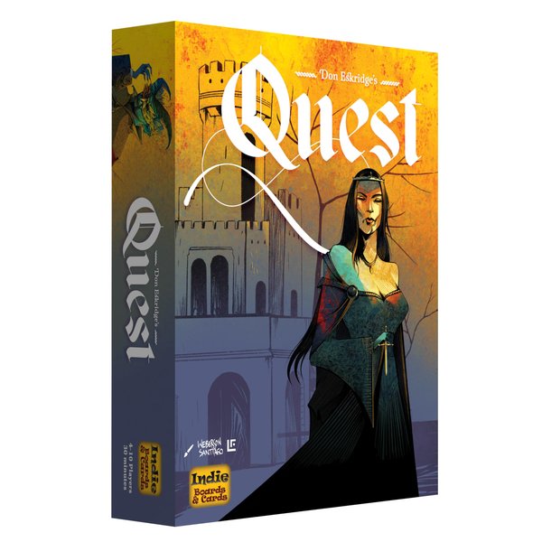 Quest - by Indie Boards and Cards -Social Deduction Board Game