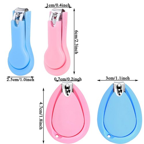 4 PCS Nail Clippers,Stainless Steel Nail Cutter,Clipper Toenail Clippers for Girls Women