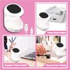 MEKK Mini UV Light for Gel Nails UV Light for Nails Innovative One Finger UV LED Nail Lamp 16W UV Nail Lamp Portable LED Nail Lamp Professional Nail Dryer for Nail Art Tools(Black)