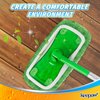 KEEPOW Reusable Wet Pads Compatible with Swiffer Sweeper Mop, Dry Sweeping Cloths, Washable Microfiber Wet Mopping Cloth Refills for Surface/Hardwood Floor Cleaning, 8 Pack (Mop is Not Included)