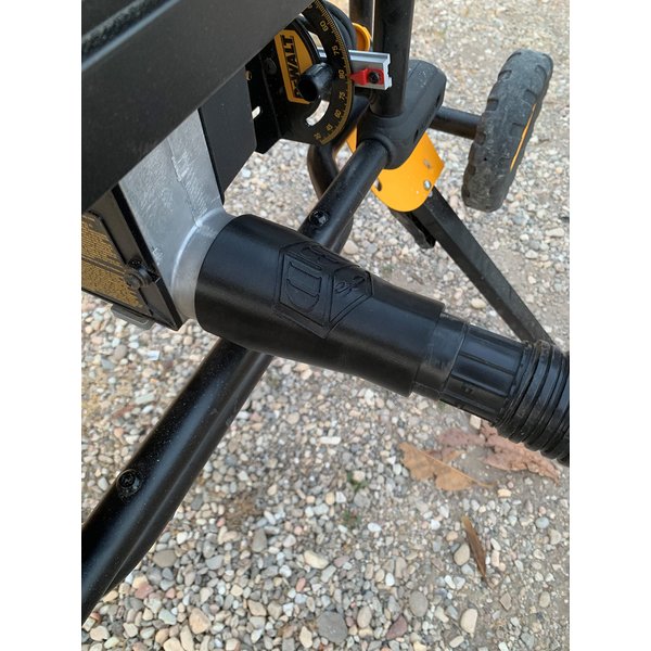B3D Table Saw Vacuum Adapter Dust Collection Shop Vac Attachment Construction