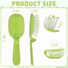 Wet &Dry Brush Detangling Brush, toddler hair brush for All Hair Types, Great for Boys and Girls, Green