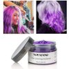 MOFAJANG Unisex Hair Wax Color Dye Styling Cream Mud, Natural Hairstyle Pomade, Washable Temporary,Party Cosplay (Purple)