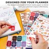 Clever Fox Planner Stickers – Monthly, Weekly & Daily Planner Stickers 14 Sheets Set of 1360+ Unique Stickers by Clever Fox (Value Pack)