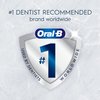 Oral-B Clic Toothbrush, Chrome White, with 1 Bonus Replacement Brush Head and Magnetic Toothbrush Holder