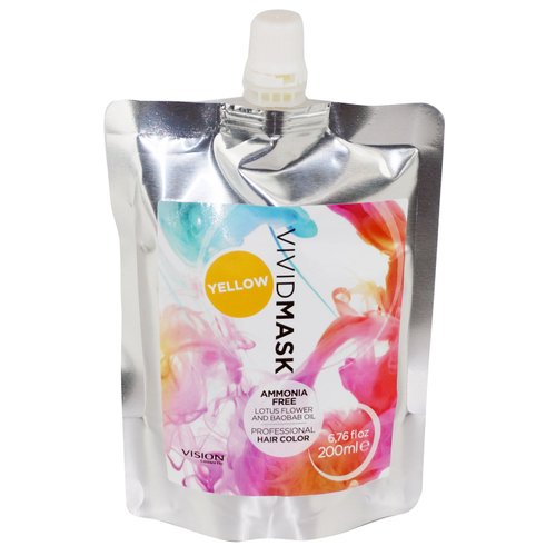 Vivid Mask Hair Dye Color 6.76 fl oz Yellow