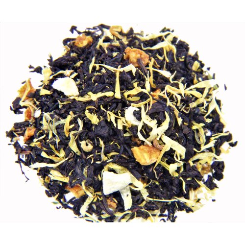 Nelson's Tea - Peaches & Cream - Black Loose Leaf Tea - Black tea, marigold petals, and peaches - 2 oz.