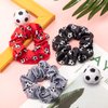 Syhood 16 Pieces Soccer Hair Scrunchies Soccer Hair Ties Elastic Soccer Hair Bands Ponytail Holders Sport Hair Accessories for Girls Women Graduation Christmas Party Favors Players Coaches Teams