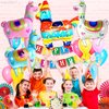 KatchOn, 4Pcs Llama Balloons for Birthday Party - Giant 39 Inch | Llama Birthday Balloons for Llama Birthday Decorations | Alpaca Foil Balloons for Fiesta Party Decorations | Llama Party Decorations