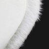 Konsait Plush Christmas Tree Skirt - Round Snow White Xmas Tree Mat Base Cover for Holiday Home Decorations, 31Inch/78CM