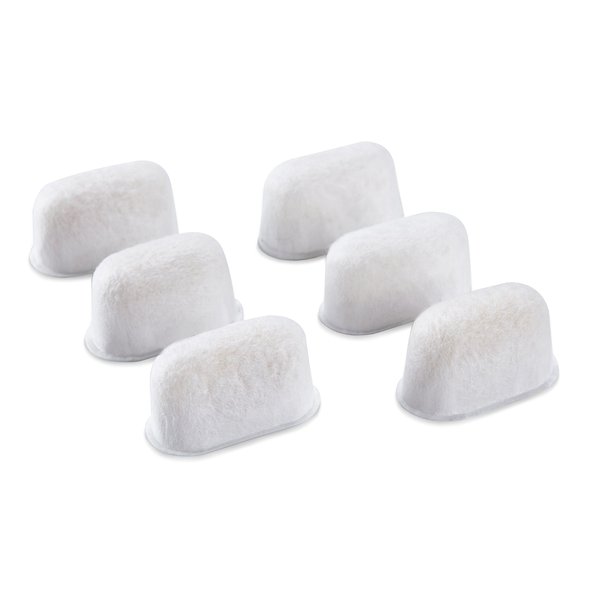 Premium 6-pack Water Filters For Replacement Breville BWF100 with Ion Exchange Resin inside