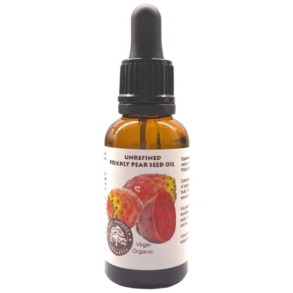 Best Nature's Cosmetics Prickly Pear Seed Oil Organic - Virgin (Cold Pressed, Unrefined) for hydrated, mature, glowing skin 0.5 oz (15ml)