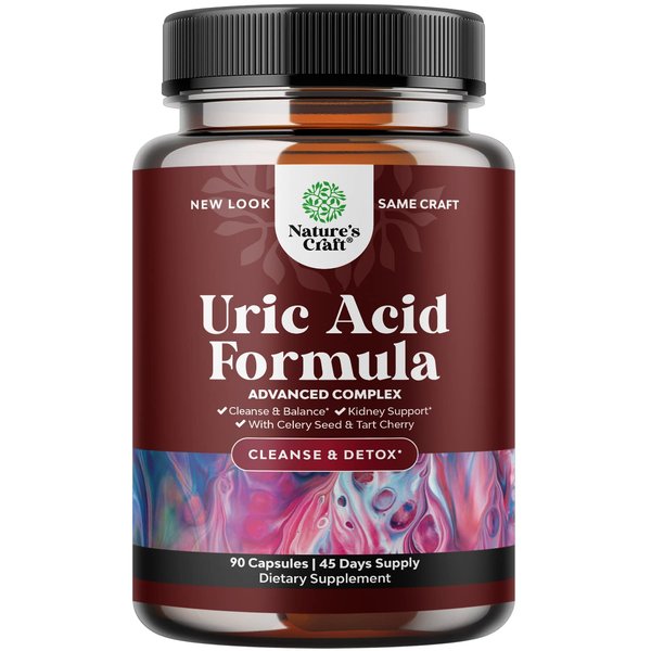 Tart Cherry Capsules for Joint Support and Kidney Cleanse - Daily Uric Acid Detox and Cleanse Supplement for Men and Women