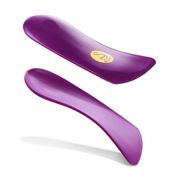 Samurai Insoles Ninjas Plantar Fasciitis Relief Arch Support Shoe Insoles, Women 9 to 9.5, Men 7 to 7.5, Purple
