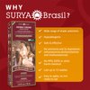 Surya Brasil Light Brown Natural Henna Cream Hair Color Treatment for Gray Hair Coverage, Deep Conditioning Semi Permanent Hair Dye, 2.37 oz / 70 ml
