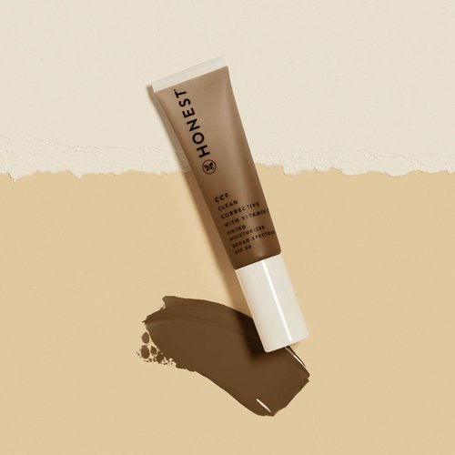 Honest Beauty CCC Clean Corrective with Vitamin C Tinted Moisturizer | Mineral SPF 30 | Vegan + Cruelty Free | Sol Rich, 1 fl oz