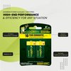 GoGreen Power (24003) Eco Friendly Alkaline C Batteries - No Lead, Cadmium or Mercury - Pack of 2