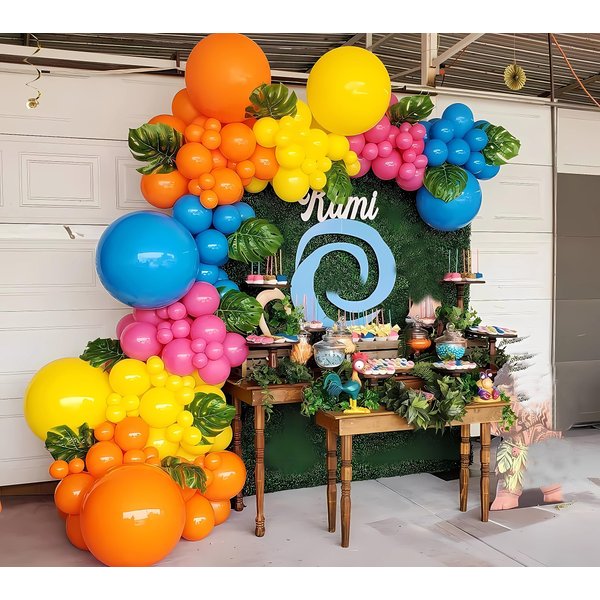 Tropical Party Decoration Balloon Garland Set, Hawaii Luau Birthday Party Supplies,Palm Leaves Latex Balloons for Magic Theme Party Tropical Party Decorations Kids Baby Shower Birthday Party Supplies
