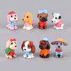 8pcs Dog Cake Topper, Puppy Cake Topper Cupcake Topper, Mini Dog Puppy Figurines Toy, Dog Cake Decorations for Kids Birthday Baby Shower Dog Animal Theme Party Supplies