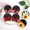 CÉLLOT 6PCS Sequin Mouse Ears Hair Clips - Glitter Hair Bows Cute Mice Ears Hair Clips Barrettes for Women Girls Hair Accessories for Costume Party Favor Halloween Christmas Decoration