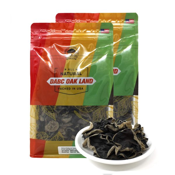 DOL Dried Black Fungus Shredded Dried Wood Ear Mushroom 黑木耳 16 Ounce