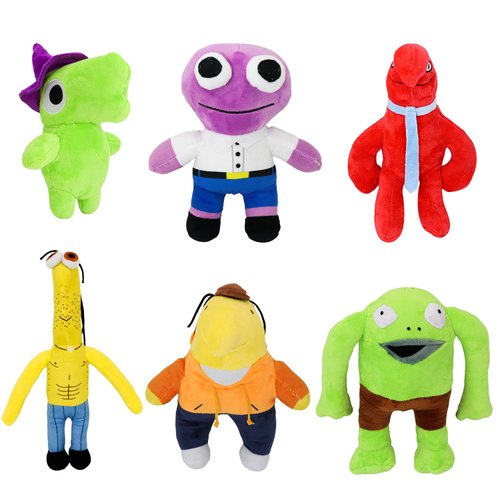 Tiuyov Smiling Friends Season 2 Plushies Smiling Friends Plush Stuffed Animal Pillows Toy Figures Gift for Tv Movie Fans and Childen (6pcs)